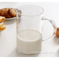 उच्च बोरोसिलिकेट खाद्य ग्रेड ग्लास मापने वाला कप (500 मिली)